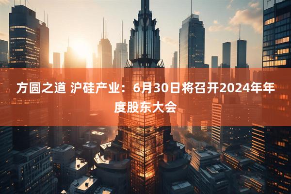 方圆之道 沪硅产业：6月30日将召开2024年年度股东大会